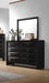Briana Rectangle Dresser Mirror Black - Bargain Furniture (Detroit, MI)