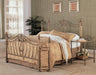 Sydney Queen Bed Antique Brushed Gold - Bargain Furniture (Detroit, MI)