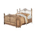 Sydney Queen Bed Antique Brushed Gold - Bargain Furniture (Detroit, MI)