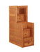 Wrangle Hill 4-drawer Stairway Chest Amber Wash - Bargain Furniture (Detroit, MI)