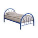 Marjorie Twin Platform Bed Blue - Bargain Furniture (Detroit, MI)