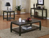 Dixon Square End Table with Bottom Shelf Espresso - Bargain Furniture (Detroit, MI)