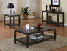 Dixon Rectangular Sofa Table with Lower Shelf Espresso - Bargain Furniture (Detroit, MI)
