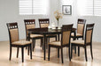 Gabriel Oval Dining Table Cappuccino - Bargain Furniture (Detroit, MI)