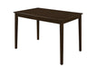 Guillen 5-piece Dining Set with Bench Cappuccino and Dark Brown - Bargain Furniture (Detroit, MI)