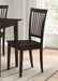 Gomez 5-piece Rectangular Dining Table Set Cappuccino - Bargain Furniture (Detroit, MI)