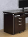 Skylar 3-drawer Mobile File Cabinet Cappuccino - Bargain Furniture (Detroit, MI)