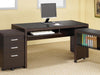 Skeena Computer Desk with Keyboard Drawer Cappuccino - Bargain Furniture (Detroit, MI)