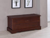Paula Rectangular Cedar Chest Warm Brown - Bargain Furniture (Detroit, MI)