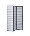 Carrie 3-panel Folding Screen Black and White - Bargain Furniture (Detroit, MI)