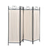 Dove 4-panel Folding Screen Beige and Black - Bargain Furniture (Detroit, MI)