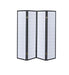 Roberto 4-panel Folding Screen Black and White - Bargain Furniture (Detroit, MI)