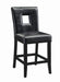 Shannon Open Back Upholstered Dining Chairs Black (Set of 2) - Bargain Furniture (Detroit, MI)