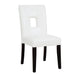 Shannon Open Back Upholstered Dining Chairs White (Set of 2) - Bargain Furniture (Detroit, MI)