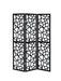 Nailan 3-panel Open Mosaic Pattern Room Divider Black - Bargain Furniture (Detroit, MI)