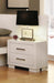 Jessica Nightstand Panels White (Set of 2) - Bargain Furniture (Detroit, MI)