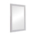 Jessica Rectangular Dresser Mirror White - Bargain Furniture (Detroit, MI)