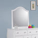 Dominique Dresser Mirror Cream White - Bargain Furniture (Detroit, MI)