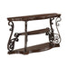 Laney Sofa Table Deep Merlot and Clear - Bargain Furniture (Detroit, MI)