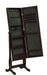 Belzar Jewelry Cheval Mirror with Drawers Cappuccino - Bargain Furniture (Detroit, MI)