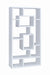 Howie 10-shelf Bookcase White - Bargain Furniture (Detroit, MI)