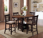 Lavon Lattice Back Counter Stools Tan and Espresso (Set of 2) - Bargain Furniture (Detroit, MI)
