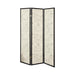 Felice 3-panel French Script Print Folding Screen Espresso - Bargain Furniture (Detroit, MI)
