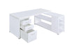 Yvette L-shape Office Desk - Bargain Furniture (Detroit, MI)