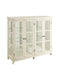 Sable 4-door Display Accent Cabinet White - Bargain Furniture (Detroit, MI)