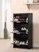 Vivian 3-drawer Shoe Cabinet Black - Bargain Furniture (Detroit, MI)