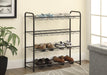 Vivian 3-drawer Shoe Cabinet Black - Bargain Furniture (Detroit, MI)