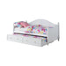 Julie Ann Twin Daybed with Trundle White - Bargain Furniture (Detroit, MI)