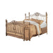 Sydney Eastern King Bed Antique Brushed Gold - Bargain Furniture (Detroit, MI)