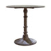 Oswego Round Bistro Dining Table Bronze - Bargain Furniture (Detroit, MI)