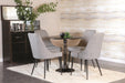 Oswego Round Bistro Dining Table Bronze - Bargain Furniture (Detroit, MI)