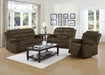 Rodman Pillow Top Arm Motion Sofa Olive Brown - Bargain Furniture (Detroit, MI)