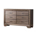 Kauffman 6-drawer Dresser Washed Taupe - Bargain Furniture (Detroit, MI)