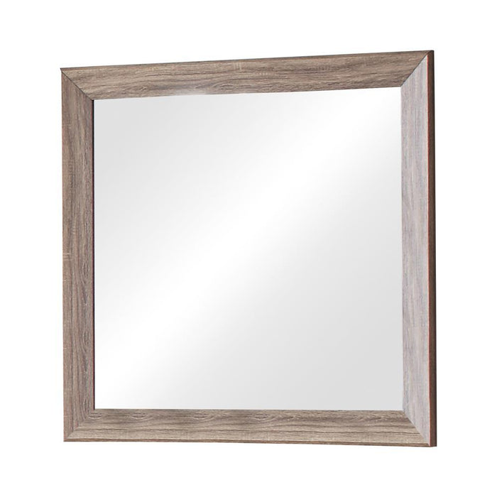 Kauffman Rectangular Dresser Mirror Washed Taupe