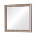 Kauffman Rectangular Dresser Mirror Washed Taupe - Bargain Furniture (Detroit, MI)