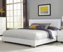 Felicity Eastern King, Queen, & Cal.King Panel Bed with LED Lighting Glossy White - Bargain Furniture (Detroit, MI)