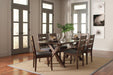 Alston Ladder Back Dining Side Chairs Knotty Nutmeg and Grey (Set of 2) - Bargain Furniture (Detroit, MI)