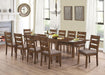 Alston Ladder Back Dining Side Chairs Knotty Nutmeg and Grey (Set of 2) - Bargain Furniture (Detroit, MI)