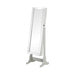 Yvonne Storage Jewelry Cheval Mirror Grey - Bargain Furniture (Detroit, MI)