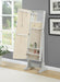 Yvonne Storage Jewelry Cheval Mirror Grey - Bargain Furniture (Detroit, MI)