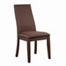 Spring Creek Upholstered Side Chairs Rich Cocoa Brown (Set of 2) - Bargain Furniture (Detroit, MI)