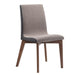 Redbridge Upholstered Side Chairs Grey and Natural Walnut (Set of 2) - Bargain Furniture (Detroit, MI)