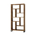 Delwin 10-shelf Bookcase Antique Nutmeg - Bargain Furniture (Detroit, MI)