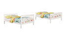 Chapman Full Over Full & Twin Over Full Bunk Bed Black & White - Bargain Furniture (Detroit, MI)