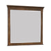 Franco Rectangular Dresser Mirror Burnished Oak - Bargain Furniture (Detroit, MI)