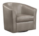 Turner Upholstery Sloped Arm Accent Swivel Chair Champagne - Bargain Furniture (Detroit, MI)